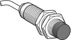 Telemecanique Sensors - NPN, PNP, NC, 8mm Detection, Cylinder, Inductive Proximity Sensor - 2 Wires, IP67, 12 to 24 VDC, M18x1 Thread, 41mm Long - Apex Tool & Supply