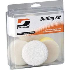 Dynabrade - 3" Diam Buffing Kit - Backing Pad Attachment - Apex Tool & Supply