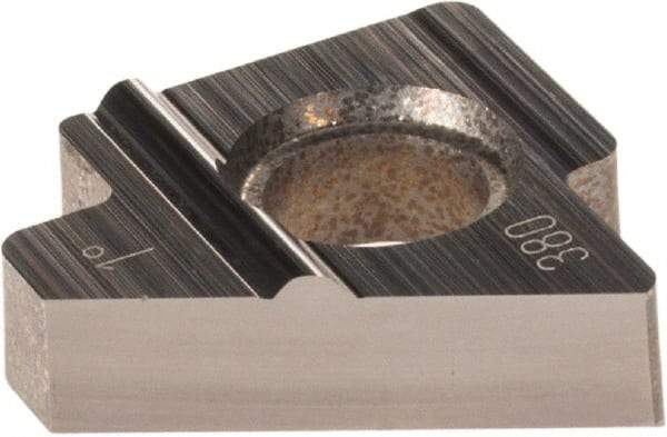 Sandvik Coromant - 1/2" Inscribed Circle, Toolholder Shim for Indexables - 0.219016" Thick, 5322 380 Shim Style, Positive Rake, Left Hand, Right Hand Cut - Apex Tool & Supply