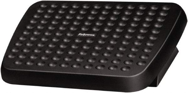 FELLOWES - 17-5/8 Inch Wide, 3-3/4 to 3-3/4 Inch High Footrest - Graphite, 3.66 Lbs. Shipping Weight - Apex Tool & Supply