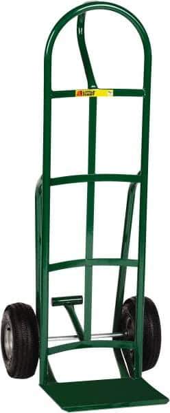 Little Giant - 800 Lb Capacity 49" OAH Hand Truck - 12 x 14" Base Plate, Loop Handle, Steel, Pneumatic Wheels - Apex Tool & Supply