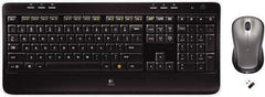 Logitech - Black Keyboard/Mouse - Use with Windows XP, Vista, 7, 8 - Apex Tool & Supply