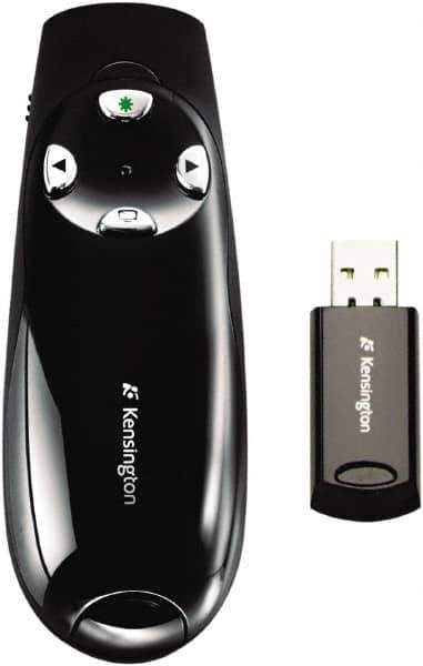 Kensington - Black Wireless Presenter - Use with Windows Vista, 7, Windows 8 - Apex Tool & Supply