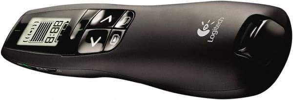 Logitech - Black Wireless Presenter - Use with Windows Vista, 7, Windows 8 - Apex Tool & Supply