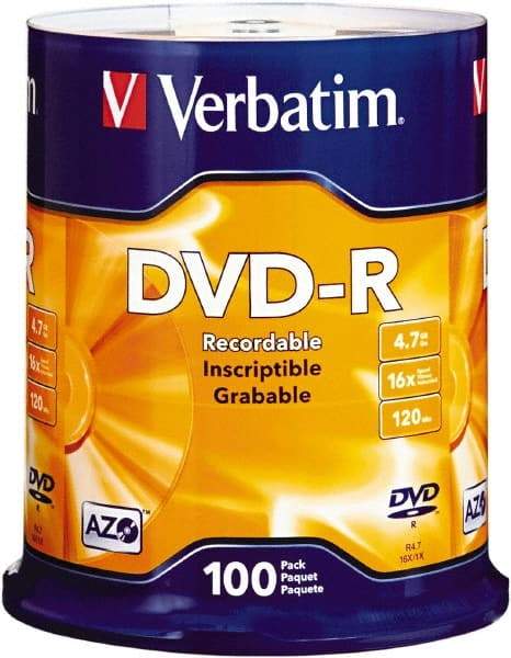 Verbatim - DVD-R Discs - Apex Tool & Supply