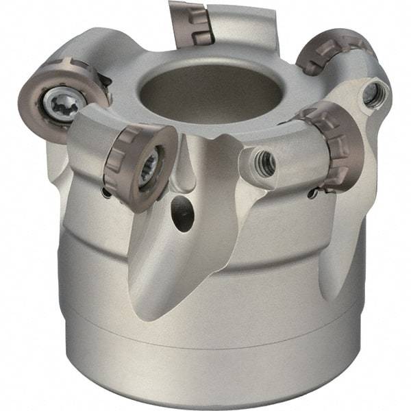 Sumitomo - 2" Cut Diam, 6mm Max Depth, 3/4" Arbor Hole, 4 Inserts, RDET12 Insert Style, Indexable Copy Face Mill - RSX Cutter Style, 1-3/4 High, Series RSX - Apex Tool & Supply