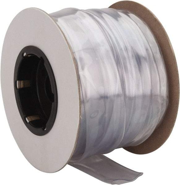 Made in USA - 2:1, PVC Heat Shrink Electrical Tubing - Clear - Apex Tool & Supply