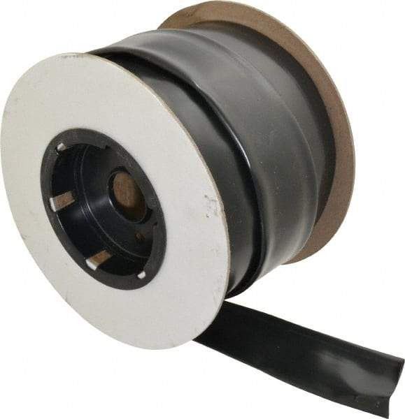 Made in USA - 2:1, PVC Heat Shrink Electrical Tubing - Black - Apex Tool & Supply