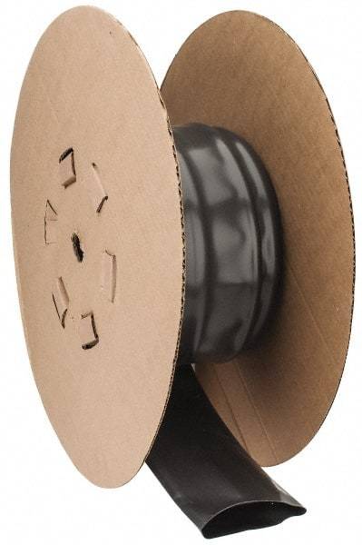 Made in USA - 2:1, PVC Heat Shrink Electrical Tubing - Black - Apex Tool & Supply