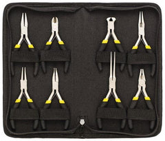 General - 8 Piece Mini Plier Set - Comes in Vinyl Case - Apex Tool & Supply