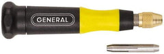General - 4-1/2" Long, 1/8" Capacity, Pin Vise - Handle Storage, 5 Pieces - Apex Tool & Supply