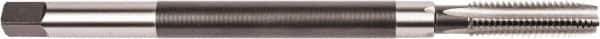 Union Butterfield - 1/4-20 UNC, 3B Class of Fit, 4 Flute Plug Hand Pulley Tap - High Speed Steel, Bright Finish, Right Hand Flute, H3 Thread Limit, 6" OAL, 1/4" Shank Diam - Apex Tool & Supply