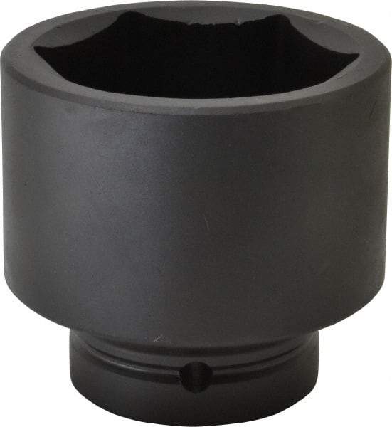 Proto - 1" Drive 75mm Impact Socket - 6 Points, 3-27/32" OAL - Apex Tool & Supply