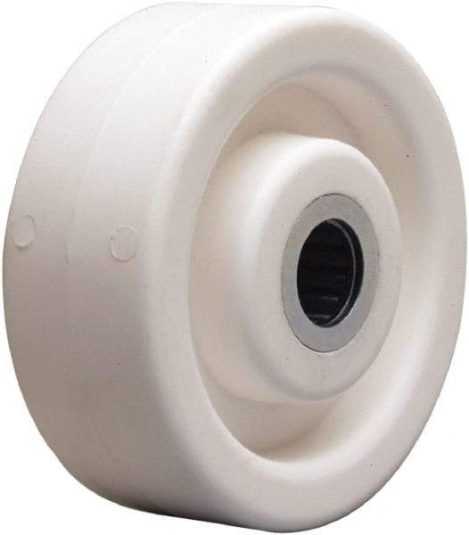 Hamilton - 4 Inch Diameter x 1-1/2 Inch Wide, Polyolefin Caster Wheel - 400 Lb. Capacity, 1-5/8 Inch Hub Length, 5/8 Inch Axle Diameter, Straight Roller Bearing - Apex Tool & Supply