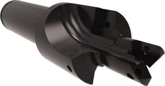 Allied Machine and Engineering - ISO 11926-1, MS 16142, SAE J1926-1 Standard, 1/2-20" Thread, 5 Tube Dash Number, 12° Porting Angle, 29/64" Pilot Diam, 5/8" Shank Diam, Indexable Spade Blade Insert Porting Tool - 2 Porting Inserts, 3.652" Overall Length - Apex Tool & Supply