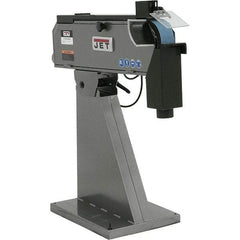 Jet - 79" Long x 3" Wide Belt Grinder - 4 hp, 220 Volts - Apex Tool & Supply