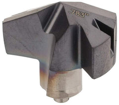 Iscar - Series ICM, 0.783" Diam Grade IC908 140° Replaceable Drill Tip - Carbide, TiAlN Finish, 19 Seat Size, Through Coolant - Apex Tool & Supply