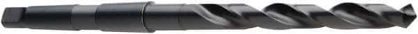 DORMER - 10mm, 1MT 118° Point High Speed Steel Taper Shank Drill Bit - Oxide Finish, 87mm Flute Length, 168mm OAL, Spiral Flute, Series A130 - Apex Tool & Supply