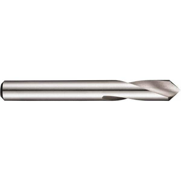 DORMER - 20mm Body Diam, 90°, 131mm OAL, High Speed Steel Spotting Drill - Apex Tool & Supply