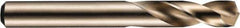 DORMER - 5.2mm 135° Spiral Flute High Speed Steel Screw Machine Drill Bit - Bright Finish, Right Hand Cut, 26mm Flute Length, 62mm OAL, Split Point, Straight Shank - Apex Tool & Supply