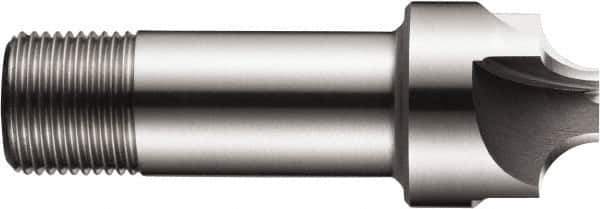 DORMER - 1/4" Radius, 7/8" Mill Diam, 4 Flute High Speed Steel Corner Rounding End Mill - Single End, Uncoated, 2-1/2" OAL, 5/8" Shank Diam - Apex Tool & Supply