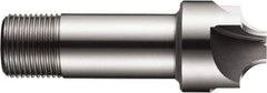 DORMER - 1/16" Radius, 3/8" Mill Diam, 4 Flute High Speed Steel Corner Rounding End Mill - Single End, Uncoated, 2.3819" OAL, 3/8" Shank Diam - Apex Tool & Supply