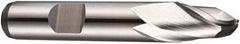 DORMER - 9mm Diam, 11mm LOC, 2 Flute Cobalt Ball End Mill - Uncoated, Single End, 61mm OAL, 10mm Shank Diam, Spiral Flute - Apex Tool & Supply