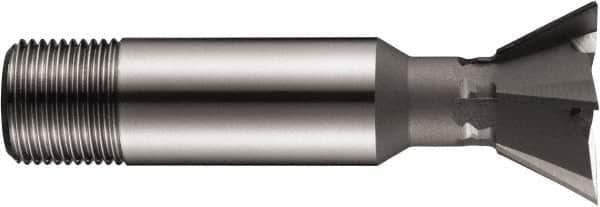 DORMER - 28mm Diam x 12.5mm Width of Cut, 60° Included Angle, High Speed Steel Dovetail Cutter - Uncoated - Apex Tool & Supply