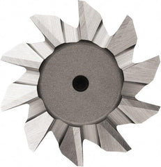DORMER - 16mm Diam x 4mm Width of Cut, 45° Included Angle, Cobalt Dovetail Cutter - Weldon Flat, Uncoated - Apex Tool & Supply