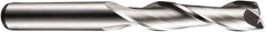 DORMER - 2 Flute Cobalt Roughing & Finishing Square End Mill - Uncoated, Straight Shank, 30° Helix, Centercutting, Extra Long Length - Apex Tool & Supply
