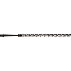 DORMER - 6mm Pin, 0.3152" Diam, 0.2325" Small End, Morse Taper Shank, 105mm Flute, Taper Pin Reamer - Apex Tool & Supply