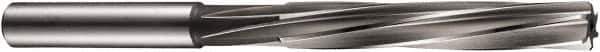DORMER - 5mm High Speed Steel 6 Flute Chucking Reamer - Spiral Flute, 4.98mm Straight Shank, 44mm Flute Length, 87mm OAL - Apex Tool & Supply