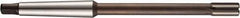 DORMER - 14mm Solid Carbide 6 Flute Chucking Reamer - Straight Flute, 1MT Morse Taper Shank, 19mm Flute Length, 189mm OAL - Apex Tool & Supply