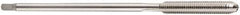 DORMER - M4x0.70 Metric Coarse 6H 3 Flute Bright Finish Cobalt Straight Flute Machine Tap - Bottoming, Right Hand Thread, 90mm OAL, 25mm Thread Length, Oversize - Exact Industrial Supply