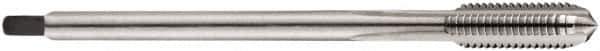 DORMER - M22x2.50 Metric Coarse 6H 4 Flute Bright Finish Cobalt Straight Flute Machine Tap - Bottoming, Right Hand Thread, 140mm OAL, 34mm Thread Length, Oversize - Apex Tool & Supply