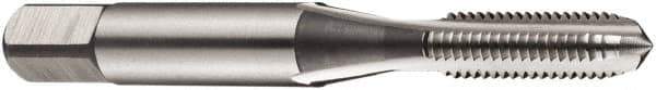 DORMER - 7/16-14 UNC, 3 Flute, Bottoming, Plug & Taper, Bright Finish, High Speed Steel Tap Set - Right Hand Cut, 75mm OAL, 2B Class of Fit, Series E108 - Apex Tool & Supply