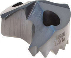 DORMER - Series R960, 1-3/16" Diam 140° Replaceable Drill Tip - Carbide, TiAlN Finish, Through Coolant - Apex Tool & Supply