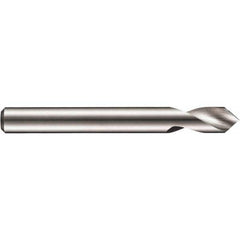 DORMER - 5mm Body Diam, 90°, 62mm OAL, Solid Carbide Spotting Drill - Apex Tool & Supply
