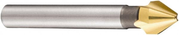 DORMER - 6mm Shank Diam, 3 Flute 60° High Speed Steel Countersink - Apex Tool & Supply