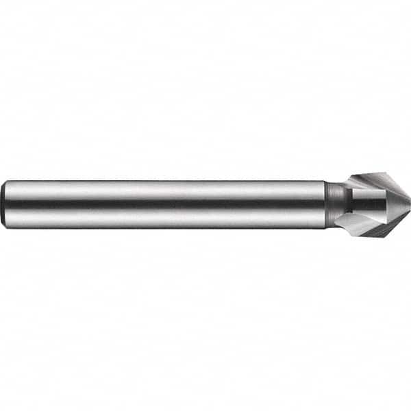 DORMER - 6mm Shank Diam, 3 Flute 90° High Speed Steel Countersink - Apex Tool & Supply