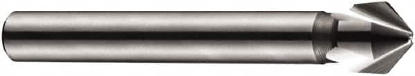 DORMER - 5mm Shank Diam, 3 Flute 90° High Speed Steel Countersink - Apex Tool & Supply