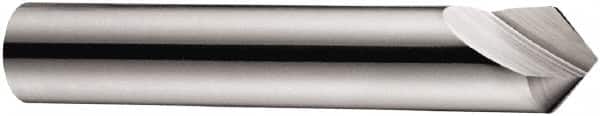 DORMER - 20mm Head Diam, 10mm Shank Diam, 1 Flute 90° High Speed Steel Countersink - Apex Tool & Supply