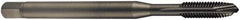 DORMER - M14x2.00 Metric Coarse, 3 Flute, Oxide Finish, Cobalt Spiral Point Tap - Plug Chamfer, Right Hand Thread, 110mm OAL, 25mm Thread Length, 11mm Shank Diam, 6H Class of Fit, Series EP016H - Exact Industrial Supply
