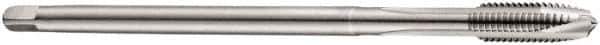 DORMER - M14x2.00 Metric Coarse 3 Flute Bright Finish Cobalt Spiral Point Extension Tap - Plug Chamfer, 127mm OAL, 6H Class of Fit, Series E606 - Apex Tool & Supply