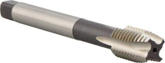 DORMER - M20x2.50 Metric Coarse 4 Flute Bright Finish Cobalt Spiral Point Extension Tap - Plug Chamfer, 149mm OAL, 6H Class of Fit, Series E606 - Apex Tool & Supply