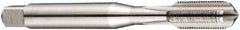 DORMER - 1-14 UN 2B 4 Flute Bright Finish High Speed Steel Straight Flute Machine Tap - Bottoming, Right Hand Thread, 130mm OAL, 36mm Thread Length, Oversize - Apex Tool & Supply