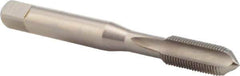 DORMER - 5/16-32 UN 2B 3 Flute Bright Finish High Speed Steel Straight Flute Machine Tap - Bottoming, Right Hand Thread, 72mm OAL, 16mm Thread Length, Oversize - Apex Tool & Supply