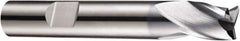 DORMER - 5mm Diam, 6mm LOC, 3 Flute Solid Carbide Keyway End Mill - Spiral Flute, AlCrN Finish, 6mm Shank Diam, 54mm OAL, 30° Helix, Centercutting - Apex Tool & Supply