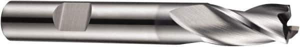 DORMER - 3mm Diam, 7mm LOC, 3 Flute Solid Carbide Keyway End Mill - Spiral Flute, AlCrN Finish, 6mm Shank Diam, 57mm OAL, 30° Helix, Centercutting - Apex Tool & Supply