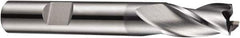 DORMER - 3.5mm Diam, 7mm LOC, 3 Flute Solid Carbide Keyway End Mill - Spiral Flute, AlCrN Finish, 6mm Shank Diam, 57mm OAL, 30° Helix, Centercutting - Apex Tool & Supply